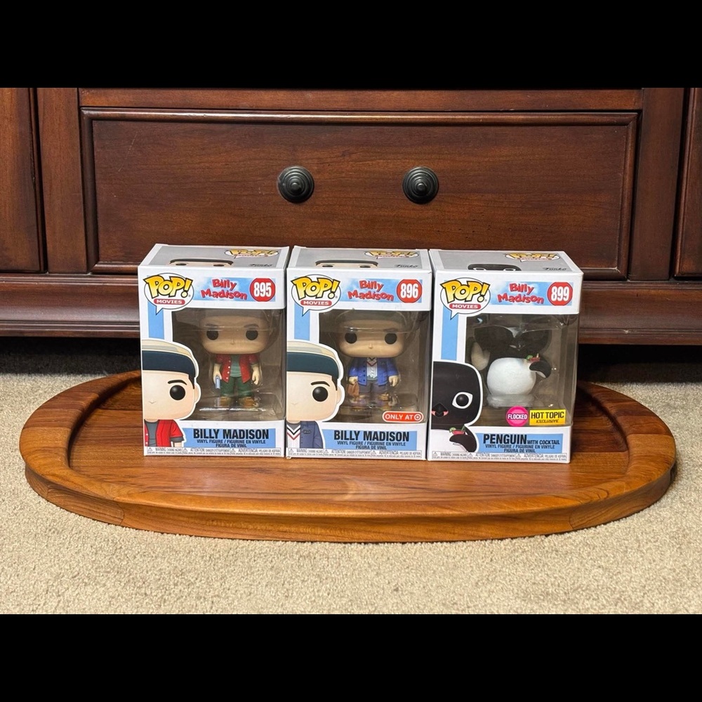 Funko POP Billy Madison Lot: 895, 896 & 899